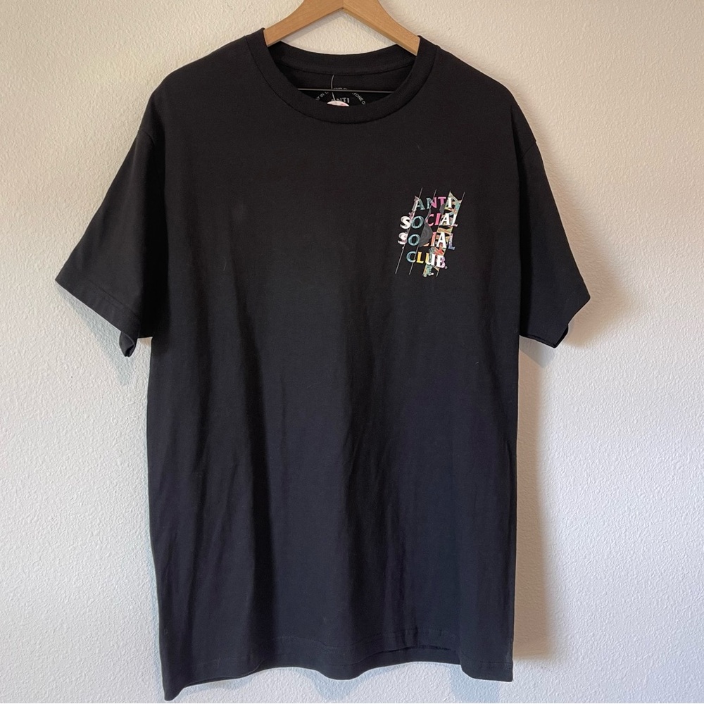 Anti Social Social Club Black Graphic T-Shirt - Picture 3 of 11